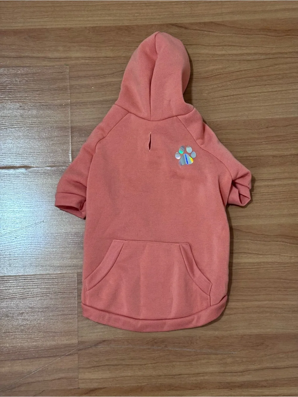 Top Paw Pink Fleece Dog Hoodie Small